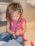 Sofie loves jewelery!