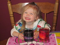 Dyeing Easter eggs