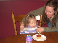 Birthday cupcake