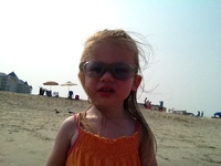 On the beach