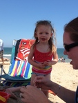 On the beach