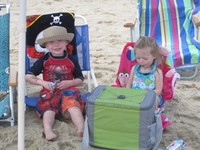 On the beach