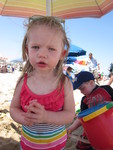 On the beach