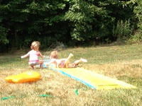 Slip-n-slide!