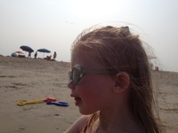 On the beach