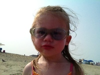 On the beach