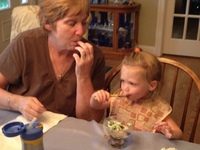 Sofie and MomMom