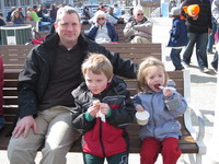   Al, Sofie, and Daddy
