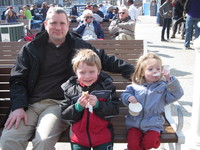   Al, Sofie, and Daddy